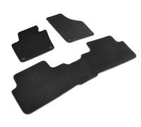 WALSER Premium Alfombras de coche velour fieltro de la aguja compatible con VW Sharan/Seat Alhambra 2010-2022