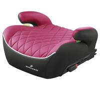 WALSER Premium asiento elevador infantil coche ISOFIX, asiento infantil coche 125-150 cm, plaza elevador niños auto Andy última norma 2024 ECE R 129 negro/rosa