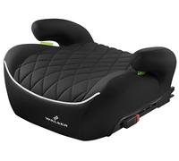 WALSER Premium asiento elevador infantil coche ISOFIX, asiento infantil coche 125-150 cm, plaza elevador niños auto Andy última norma 2024 ECE R 129 negro