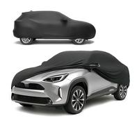 WALSER Premium Avión Garaje completo suave y transpirable para uso interior Indoor Stretch Plus, lona antipolvo Almacenamiento en invierno SUV/VAN Talla 7 negro