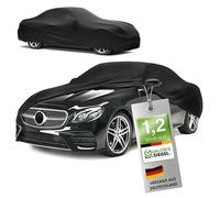 WALSER Premium Avión Garaje Completo Suave y Transpirable para Uso Interior Indoor Stretch Plus, Lona Antipolvo Almacenamiento en Invierno Coche Talla 3 Negro