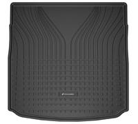 WALSER premium boot tray compatible con Seat Leon ST (5F8) 09/2012-08/2020, piso de carga superior, alfombrilla de protección de botas 100% a medida - made in EU