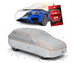 WALSER Premium Lona Protectora contra Granizo para Coche, Lona Protectora contra Granizo EPE Sun Protect con protección UV, Cubierta para Garaje 100% Impermeable, Lona Protectora para SUV/Van Talla 9