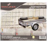 WALSER red de transporte 200x300cm, red de sujeción de carga elástica, red para remolques de 3mm de espesor, red de equipaje para remolques