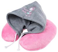 Walser Rollo de Cuello con Capucha Muñeca de Ballet, Soporte de Cuello-Niños, Almohada de Viaje-Auto, Almohada de Soporte de Cuello, Rosa