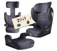 WALSER Silla de coche infantil Premium Numa, elevador 2in1 comodo respaldo desmontable + reposacabezas ajustable 3-8 anos 100-150 cm ultima normativa ECE R 129, elevador coche antracita