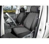 Walser Transporter Fundas Asientos Coche Compatible con VW Crafter, Mercedes Sprinter, 1 Asiento Conductor Individual (Recorte apoyabrazos Derecho)
