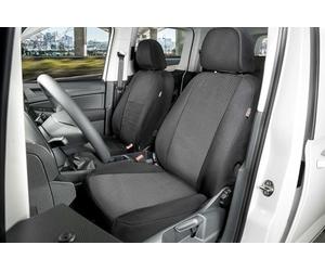 WALSER Transporter fundas de asiento coche compatible con Citroen Jumper II/Peugeot Boxer/Fiat Ducato, 1 solo asiento conductor (recorte apoyabrazos derecho)