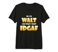 Walt Costume Idgaf Funny Meme Walt Halloween Costume Walter Camiseta Premium