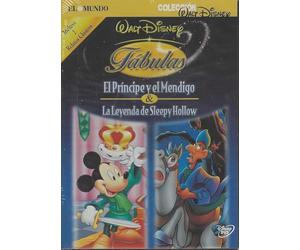 Walt Disney Fábulas: El Príncipe y el Mendigo & La Leyenda de Sleepy Hollow DVD Edición Slim