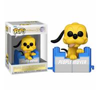 Walt Disney Mundo 50 Pluto Encendido The Peoplemover 9.5cm Pop Vinyl Figura