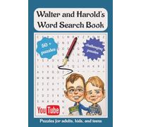 Walter and Harold's Word Search Puzzle Book: Games for Adults, Kids, and Teens about baking, traveling, school, social media, and more | Easy to read ... puzzles . . . gift for vacation, free time