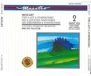 Walter,B. - Mozart : The Last 6 Symphonies