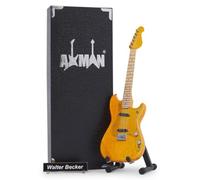 Walter Becker (Steely Dan) - Guitarra en miniatura - Regalos musicales - Adorno hecho a mano