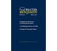 Walter Benjamin O.C Libro I/Vol.I