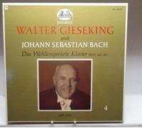 Walter Gieseking spielt Johann Sebastian Bach (Vol. 4): Das Wohltemperierte Klavier, BWV 846-893 [Vinyl Schallplatte] [4 LP Box-Set]