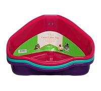 Walter Harrison's Corner - Bandeja de Arena para Mascotas para Animales pequeños, Conejos, Chinchillas, cobayas, Hurones, Ratas, tamaño Mediano, 34 cm