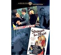 Walter Pidgeon Doble Película: Sociedad Abogado / Stronger Than Deseo DVD (1939)