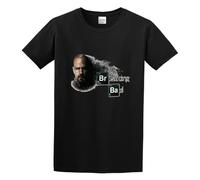Walter White Breaking Bad Unisex 100% Cotton Short-Sleeve T-Shirts Black XXXL