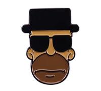 Walter White Heisenberg Breaking Bad Say My Name TV Show Better Call Saul Mashup - Pin esmaltado de 2,8 cm, 1.1 Inches, Esmalte, Esmalte