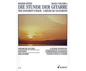 Walter Wilhelm Goetze: Die Stunde Der Gitarre Vol. 1. Partituras para Guitarra