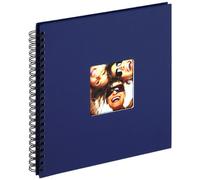 walther design Álbum de Fotos álbum en Espiral Azul 30 x 30 cm con Recorte de Cubierta, Fun SA-110-L