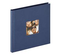 walther design Álbum de fotos azul 18 x 18 cm con recorte de portada, Fun FA-199-L