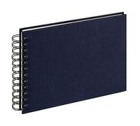 walther design Álbum de fotos azul 23 x 17 cm Álbum espiral Lino, Cloth SA-509-U