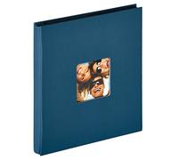 walther design Álbum de fotos Fun EA-110-L 400 fotos 10x15 cm Slip-in con recorte de portada Azul