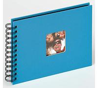 walther design Álbum de Fotos Azul océano 23 x 17 cm álbum en Espiral con Recorte de Portada, Fun SA-109-U