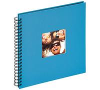 walther design Álbum de Fotos Azul océano 30 x 30 cm álbum en Espiral con Recorte de Portada, Fun SA-110-U