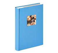 walther design Álbum de Fotos Azul océano 300 Fotos Libro de Notas de 10 x 15 cm con Recorte de Portada, Fun ME-111-U