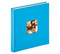 walther design Álbum de Fotos Azul océano 33 x 34 cm álbum Autoadhesivo con Recorte de Cubierta, Fun SK-110-U