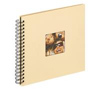 walther design Álbum de Fotos crème 26 x 25 cm álbum en Espiral con Recorte de Cubierta, Fun SA-108-H