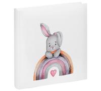 walther design Álbum de fotos de 26 x 25 cm con diseño de arcoíris y conejo