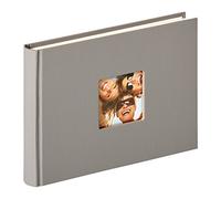 walther design Álbum de fotos gris 22 x 16 cm con recorte de portada, Fun FA-207-X