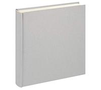 walther design Álbum de fotos gris 30 x 30 cm Lino, Cloth FA-508-D
