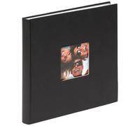 walther design Álbum de fotos negro 26 x 25 cm con recorte de portada, Fun FA-205-B
