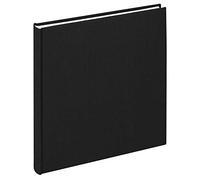 walther design Álbum de fotos negro 26 x 25 cm Lino, Cloth FA-505-B