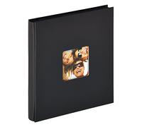 walther design Álbum de fotos negro 400 fotos 10x15 cm álbum de stock con recorte de portada, Fun EA-110-B