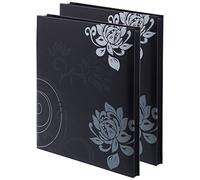 Álbum de fotos walther design negro 400 fotos 10x15 cm álbum slip-in pack doble, Grindy EA-201-BD