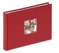 walther design Álbum de fotos rojo 22 x 16 cm con recorte de cubierta, Fun FA-207-R