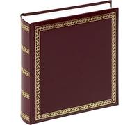 walther design Álbum de fotos rojo 29 x 32 cm Piel sintética con relieve, MX-101-R