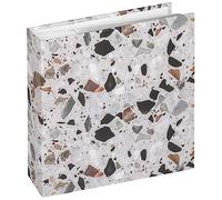 walther design ME-298-2 Álbum de fotos Terrazzo, 200 fotos 10x15 cm, negro