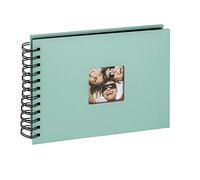 walther design Álbum de fotos verde menta 23 x 17 cm Álbum espiral con perforación, Fun SA-109-A