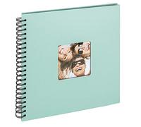 walther design Álbum de Fotos Verde Menta 30 x 30 cm álbum en Espiral con Recorte de Portada, Fun SA-110-A