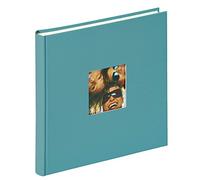 walther design Álbum de fotos verde petróleo 26 x 25 cm con recorte de cubierta, Fun FA-205-K
