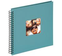 walther design Álbum de Fotos Verde petróleo 30 x 30 cm álbum en Espiral con Recorte de Portada, Fun SA-110-K