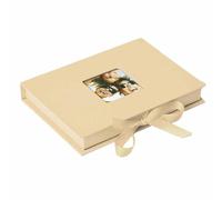 walther design Cajas de almacenaje crema con tapa recortada, Fun FB-112-H