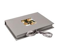 walther design Diversión Caja de Regalo con Foto, Papel, Gris